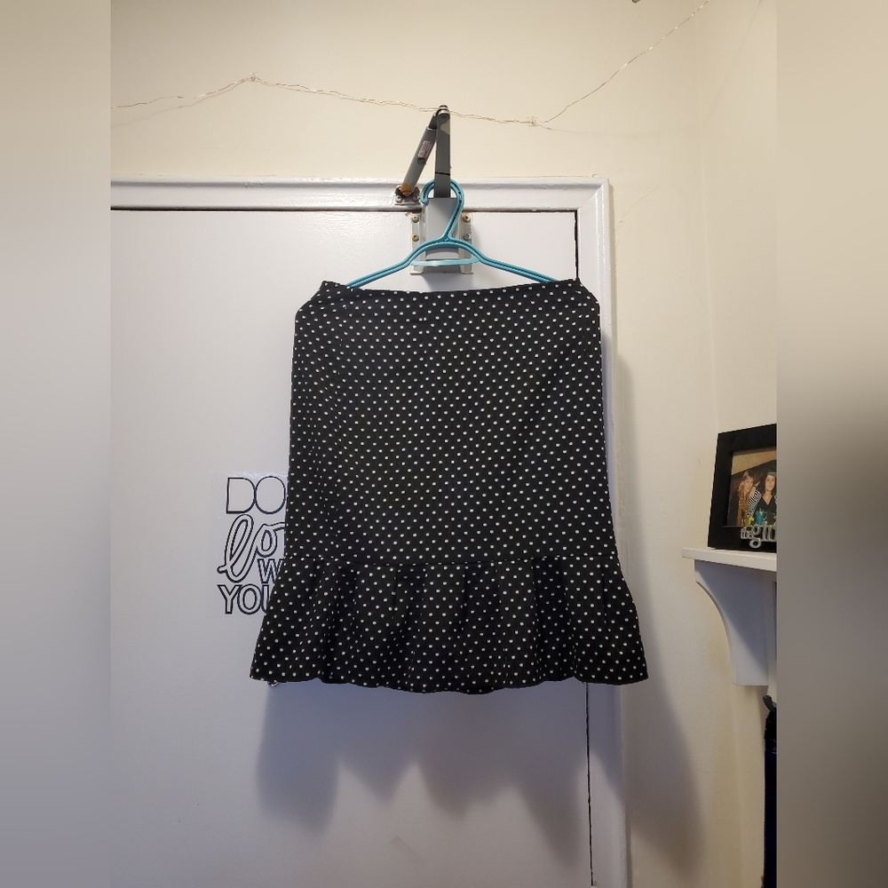 Stylish polka dot skirt